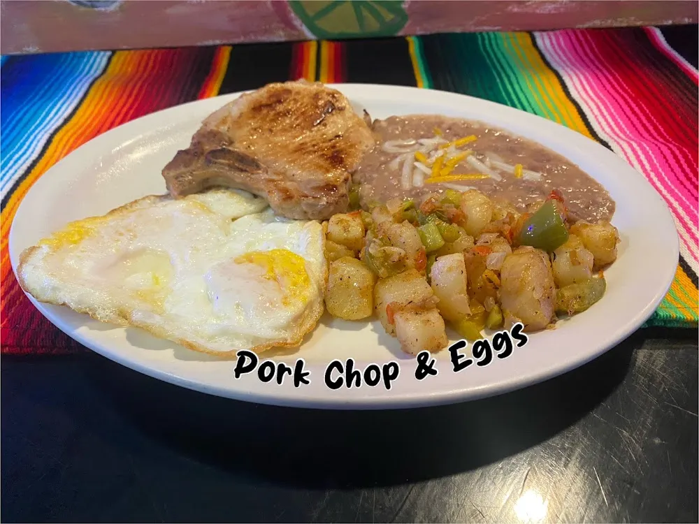 Pork Chop & Eggs