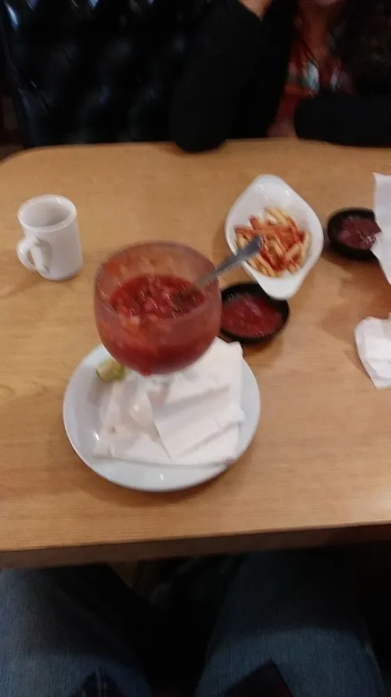 Tomato Cocktail and Some Shrimp